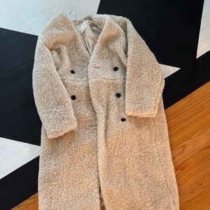 H&M super plush cozy teddy cost size small (oversized)